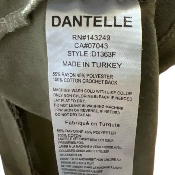 Dantelle Distressed Look Top - Sleeveless - Lace Back - Picture 5 of 5